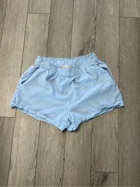 Altar'd State Light Blue Elastic Waist Casual Shorts